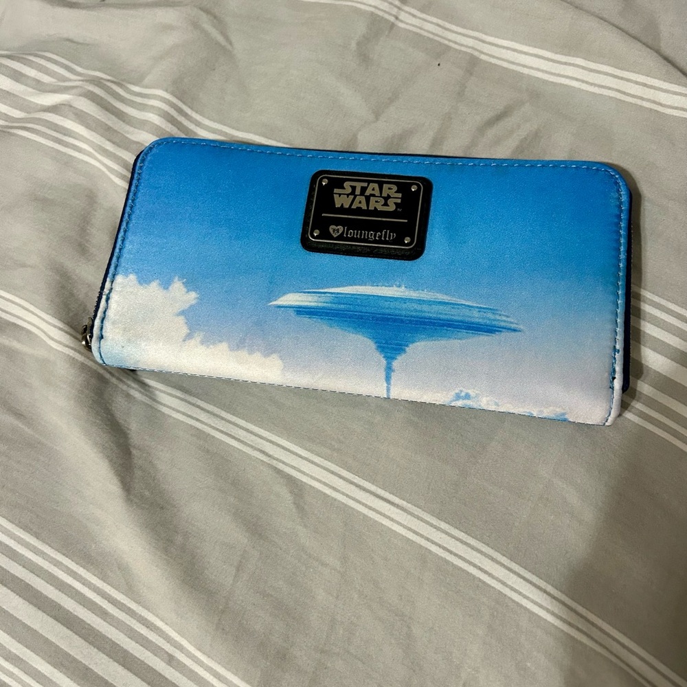NWOT Loungefly Star Wars Blue Wallet